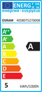 OSRAM 4058075270008 LED-lamp Energielabel G (A - G) E27 Bol 4 W Warmwit (Ø x l) 124 mm x 168 mm 1 stuk(s)