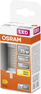 OSRAM 4058075432611 LED-lamp Energielabel E (A - G) Ballon 8.2 W = 75 W Warmwit (Ø x l) 29 mm x 78 mm 1 stuk(s)