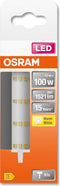 OSRAM 4058075432659 LED-lamp Energielabel E (A - G) R7s Ballon 13 W = 100 W Warmwit (Ø x l) 29 mm x 118 mm 1 stuk(s)