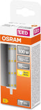 OSRAM 4058075432659 LED-lamp Energielabel E (A - G) R7s Ballon 13 W = 100 W Warmwit (Ø x l) 29 mm x 118 mm 1 stuk(s)