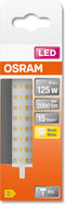 OSRAM 4058075432673 LED-lamp Energielabel E (A - G) R7s Ballon 16 W = 125 W Warmwit (Ø x l) 29 mm x 118 mm 1 stuk(s)