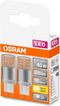 OSRAM 4058075449893 LED-lamp Energielabel E (A - G) Ballon 4.2 W = 40 W Warmwit (Ø x l) 20 mm x 52 mm 2 stuk(s)