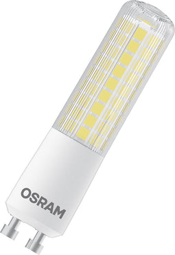 OSRAM 4058075607378 LED-lamp Energielabel E (A - G) GU10 Batterijvorm 7 W = 60 W Warmwit (Ø x l) 20 mm x 82 mm 1 stuk(s)