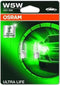 Osram Gloeilamp W5W 12V 5W Ultra Life W2.1x9.5d 2 Stuks