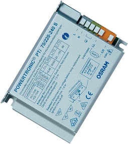 OSRAM Hogedruklamp Elektronisch voorschakelapparaat 70 W (1 x 70 W) voor lichtinbouw, metalen behuizing PTI 70/220-240