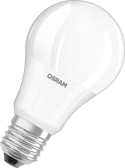 OSRAM LED Base Classic A, in zuigervorm met E27-aansluiting, niet dimbaar, vervangt 6- watt, mat, warm wit - 27- Kelvin, 4-pack