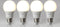 OSRAM LED Base Classic A, in zuigervorm met E27-aansluiting, niet dimbaar, vervangt 6- watt, mat, warm wit - 27- Kelvin, 4-pack