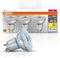 OSRAM LED-basis Par16, LED-reflectorlamp met GU1-aansluiting, niet dimbaar, vervangt 5- watt, 36 ° straalhoek, warm wit - 27- Kelvin, 3-pack