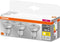 OSRAM LED-basis Par16, LED-reflectorlamp met GU1-aansluiting, niet dimbaar, vervangt 5- watt, 36 ° straalhoek, warm wit - 27- Kelvin, 3-pack