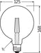Osram LED Filament Globe G125 E27 - 4W (40W) - Warm Wit Licht - Niet Dimbaar