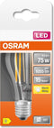 OSRAM LED-lamp Energielabel A++ (A++ - E) E27 Peer 7.5 W = 75 W Warmwit (Ø x l) 60 mm x 105 mm 1 stuk(s)