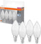 OSRAM LED lamp - Lampvoet: E14 - Koel wit - 4- K - 5,5- W - mat - LED BASE CLASSIC B