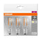 OSRAM LED lamp - Lampvoet: E14 - Warm wit - 27- K - 4 W - helder - LED BASE CLASSIC P