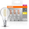 OSRAM LED lamp - Lampvoet: E14 - Warm wit - 27- K - 4 W - helder - LED BASE CLASSIC P
