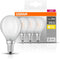 OSRAM LED lamp - Lampvoet: E14 - Warm wit - 27- K - 4 W - mat - LED BASE CLASSIC P