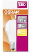 OSRAM LED lamp - Lampvoet: E27 - Warm wit - 27- K - 1- W - mat - LED STAR CLASSIC A