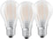 OSRAM LED lamp - Lampvoet: E27 - Warm wit - 27- K - 7 W - mat - LED BASE CLASSIC A