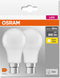 OSRAM LED lamp | NaN: B22d | Warm White | 27- K | 8,5- W | vervanger voor 6- W Incandescent bulb | mat | LED BASE CLASSIC A