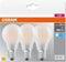 OSRAM LED lamp | NaN: E27 | Cool White | 4- K | 6,5- W | vervanger voor 6- W Incandescent bulb | mat | LED BASE CLASSIC A