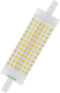 OSRAM LED LINE R7S / LED buis: R7s, 17,5- W, helder, Warm wit, 27- K