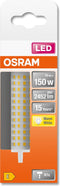 OSRAM LED LINE R7S / LED buis: R7s, 17,5- W, helder, Warm wit, 27- K