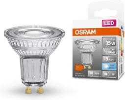 OSRAM LED reflectorlamp - Lampvoet: GU1- Koel wit - 4- K - 2,6- W - LED STAR PAR16