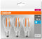 OSRAM - LED RETROFIT CLASSIC A 60 6.5W/40 220-240V FIL E27 Box Of 3 Pcs - 4058075819535