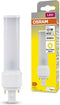 OSRAM OSRAM DULUX D LED EM & AC MAINS / LED buis: G24d-1, Lengte: 148 mm, 6 W, 13 W vervanger voor, mat, Warm White, 3- K