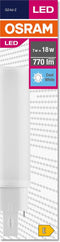 OSRAM OSRAM DULUX D LED EM & AC MAINS / LED buis: G24d-2, Lengte: 148 mm, 7 W, 18 W vervanger voor, mat, Cool White, 4- K