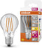 OSRAM Star+ LED lamp met daglichtsensor, E27-basis Filament optiek ,Warm wit (27-K), 8-6 Lumen, substituut voor 6-W-verlichtingsmiddel niet-dimbaar, 1-Pak