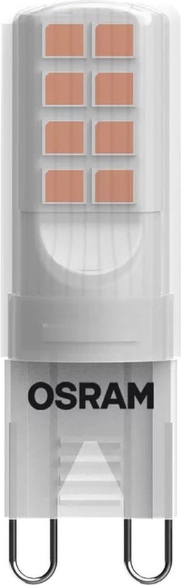 OSRAM Ster PIN LED lamp, G9-basis matte optiek ,Warm wit (27-K), 29- Lumen, substituut voor 28W-verlichtingsmiddel niet-dimbaar, 1-Pak
