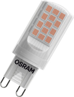 OSRAM Ster PIN LED lamp, G9-basis matte optiek ,Warm wit (27-K), 43- Lumen, substituut voor 37W-verlichtingsmiddel niet-dimbaar, 1-Pak