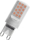 OSRAM Ster PIN LED lamp, G9-basis matte optiek ,Warm wit (27-K), 43- Lumen, substituut voor 37W-verlichtingsmiddel niet-dimbaar, 1-Pak