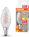 OSRAM Superstar dimbare LED lamp met bijzonder hoge kleurweergave (CRI9-), E14-basis matglas ,Warm wit (27-K), 47- Lumen, substituut voor 4-W-verlichtingsmiddel dimbaar, 1-Pak