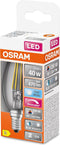 OSRAM Superstar dimbare LED lamp met bijzonder hoge kleurweergave (CRI9-), E14-basis Filament optiek ,Koud wit (4-K), 47- Lumen, substituut voor 4-W-verlichtingsmiddel dimbaar, 1-Pak