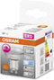 OSRAM Superstar reflectorlamp, GU1-basis helder glas ,Koud wit (4-K), 35- Lumen, substituut voor 5-W-verlichtingsmiddel dimbaar, 1-Pak