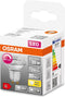 OSRAM Superstar reflectorlamp, GU1-basis helder glas ,Warm wit (27-K), 23- Lumen, substituut voor 35W-verlichtingsmiddel dimbaar, 1-Pak