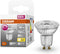 OSRAM Superstar reflectorlamp, GU1-basis helder glas ,Warm wit (27-K), 35- Lumen, substituut voor 5-W-verlichtingsmiddel dimbaar, 1-Pak