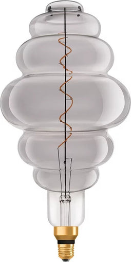 OSRAM vintage 19-6 LED lamp, smoke tint, 4.8W, 1-lm