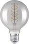 OSRAM vintage 19-6 LED lamp, smoke tint, 7.8W, 36-lm