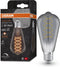 OSRAM vintage 19-6 LED lamp, smoke tint, 7.8W, 36-lm