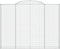 vidaXL - Schanskorven - 6 - st - gewelfd - 300x30x220/240 - cm - ijzer