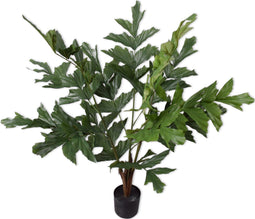 Silk-ka Kunstplant voor Binnen Palm Groen 91 cm