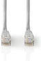 Nedis CAT5e Netwerkkabel - U/UTP - RJ45 Male - RJ45 Male - 10.0 m - Rond - PVC - Grijs - Label