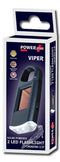 PowerPlus Viper Solar 2 LED Zaklampje met Karabijnhaak