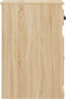 vidaXL - Bijzetkast - met - lade - 40x50x75 - cm - bewerkt - hout - sonoma - eikenkleur