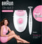 Braun Silk-épil 3 - SE3-321 - Epilator (20 pincetten) met massagerollers + bikini trimmer - Roze