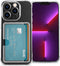 iMoshion Hoesje Geschikt voor iPhone 13 Pro Hoesje Met Pasjeshouder - iMoshion Softcase Backcover met pashouder 3.0 - Transparant