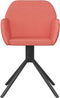vidaXL - Eetkamerstoelen - draaibaar - 2 - st - fluweel - roze