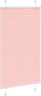 vidaXL - Plissé - rolgordijn - 75x150 - cm - stofbreedte - 74,4 - cm - polyester - roze